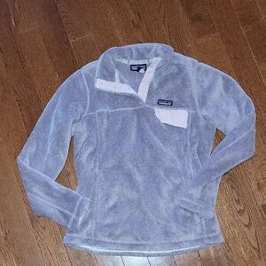 Patagonia Gray Fleece Pullover medium